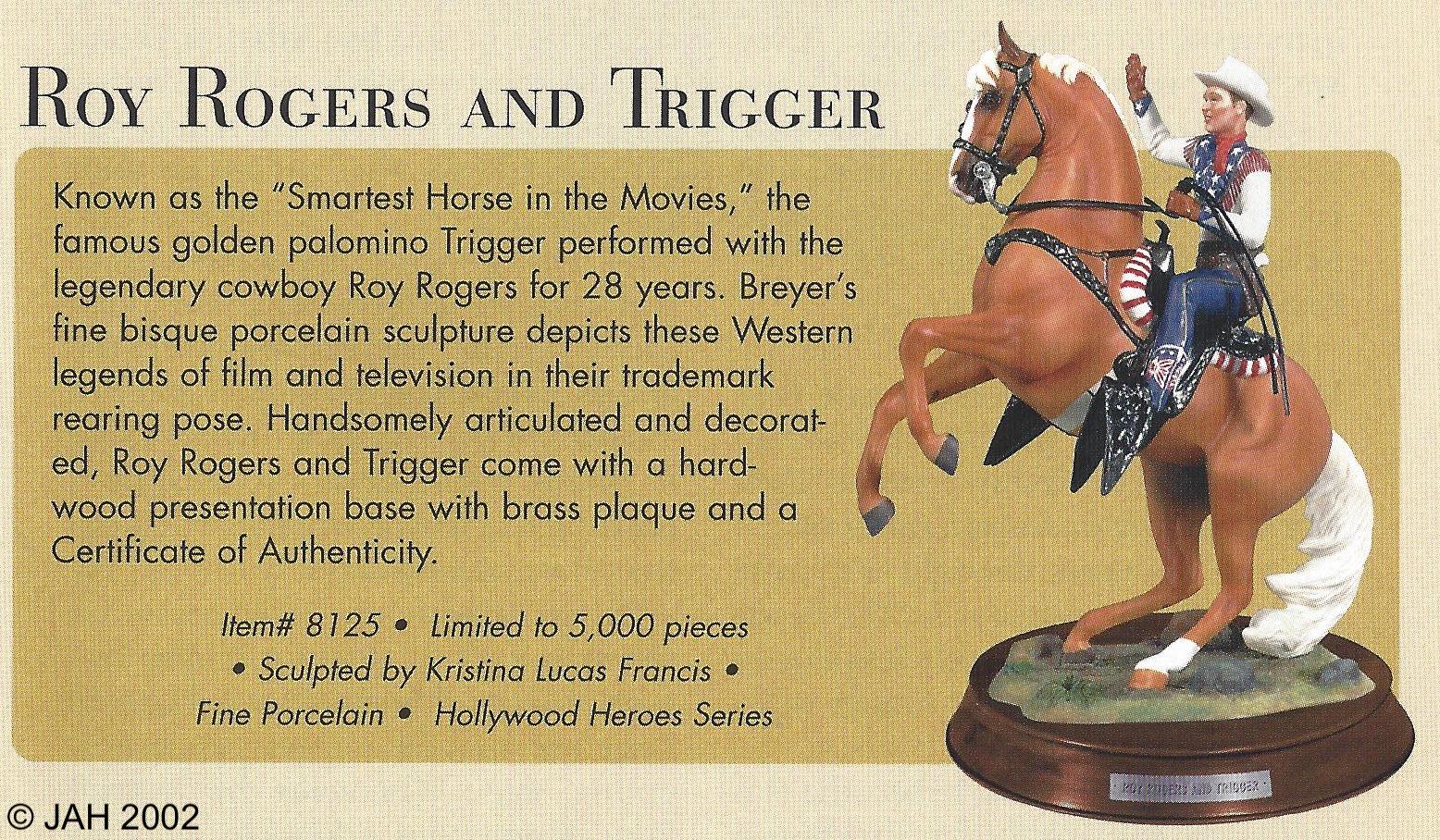 Roy Rogers and Trigger | BreyerHorseRef